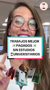 💶 ¿Te has preguntado alguna vez cuáles son los trabajos mejor pagados en  España sin estudios universitarios? 📝 ¡Toma nota porque te detallamos  cuáles son, qué necesitas, cuánto pagan y cómo encontrar ...