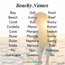 Beachy Babynamen Ma Dchen Und Jungennamen Unisex Namen Strandnamen Nicht Bina Re Namen Baby Names Hispanic Baby In 2020 Babynamen Interessante Babynamen Jungennamen