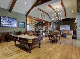 15 Million Newly Built 17 500 Square Foot Stone Mansion In Houston Tx Game Room Stone Mansion Billiards