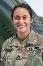 Staff Sgt. Maria Rodriguez, a U.S. Army Reserve wheeled