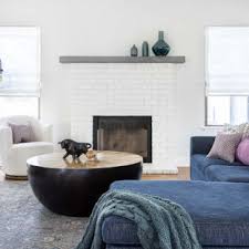 Christmas decorated chimney vector realistic. 75 Beautiful Living Room With A Brick Fireplace Pictures Ideas July 2021 Houzz