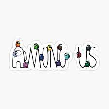 Pin By Mariaemanuelle On Among Us Print Stickers Aesthetic Stickers Funny Phone Wallpaper