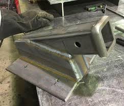 I mounted a receiver on my 5w pin. Diy Fifth Wheel Pin Box Bike Rack Pictures Learn To Rv