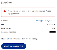 Click on the more tab beneath send & request on the. Paypal Withdrawal We Are Not Able To Process Your Request Onmoneyline