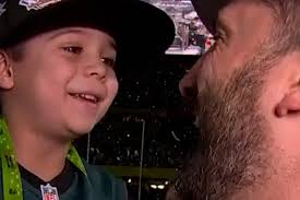 Eagles coach Nick Sirianni's son takes centre stage in Super Bowl 2025  celebrations