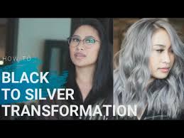 Maybe you would like to learn more about one of these? How To From Black To Silver Hair Youtube