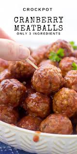 Crockpot Cranberry Meatballs Simply Made Recipes Recipe Cranberry Meatballs Holiday Appetizers Slow Cooker Meatballs