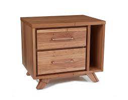 A minimalist graphite grey floating nigthstand with a drawer. Palm Springs Bedside Table 2 Drawer Rhs Dawn Bedroom Furniture Forty Winks