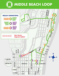 Effect of sea level rise or sea level change can be seen on the map. Miami Beach Free Trolley Service South Beach Magazine