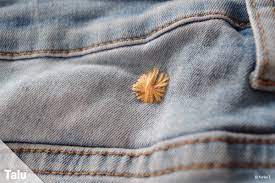 Vlec 'stück, zeug, lappen' (wie spicken von. Jeans Flicken Anleitung Zum Reparieren Aufbugeln Talu De