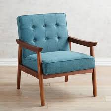 Fulton Blue Armchair Outdoor Dining Chair Cushions Armchair Occasional Chairs Living Room