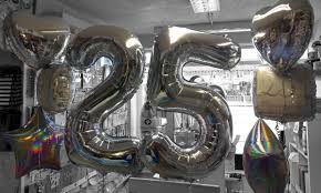 If you are planning a formal anniversary party, you will want more of a formal invitation. 25th Anniversary Balloons Partyware Quality Cake Company Tamworth