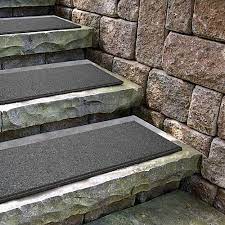 Envirotile Flat Profile Grey Stair Tread 10 Inch X 24 Inch The Home Depot Canada Outdoor Stairs Stair Treads Porch Steps