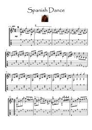 Spanish Dance Guitar Solo Score Download Guitar Solo Spanish Dance Guitar