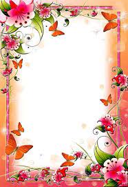 Borders 2b 2 23 Free Download Page Borders Poster Print Flower Frame Flower Border Flower Border Design