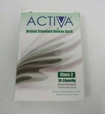 Details About Activa British Standard Sock Class 2 Compression Hosiery Size Small Fis L86