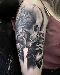 These tattoos pose a shocking duality between opposites, providing a visual representation of the deep differences between these themes. Top 80 Best Skull And Rose Tattoo Ideas 2021 Inspiration Guide