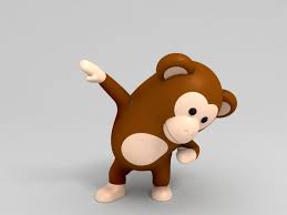 Rigged Monkey In 2021 Monkey Wallpaper Cartoon Styles 3d Character