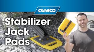Remember that stabilizer jacks are only meant to stabilize your rv and should not be used for leveling. Stabilizer Jack Pads Youtube
