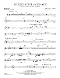The scavenger sheet music from star wars episode the force by john williams. The Jedi Steps And Finale From Star Wars The Force Awakens Bb Trumpet 1 Sub C
