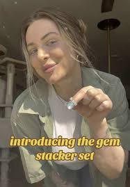 Introducing this cute little trio releasing in my ring collection drop  tomorrow at 8PM! two little baby rainbow moonstones and a labradorite.  Stack them however you’d like or wear them separately 🤍 ...