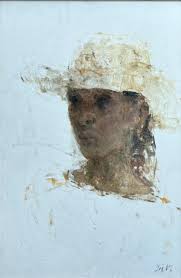 "Study at Jan and John's" (2025) Original Abstract Portrait Oil Painting