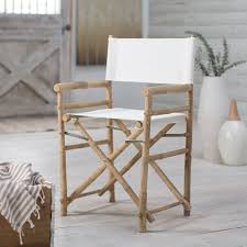 Bamboo 18 Inch Standard Height Directors Chairs With Solid Cover Www Hayneedle Com Indoor Bamboo Directors Chair Furniture