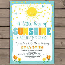 A Ray Of Sunshine Baby Shower Invitation Little Sunshine You Are My Suns Summer Baby Shower Invitations Sunshine Baby Shower Invitations Sunshine Baby Showers