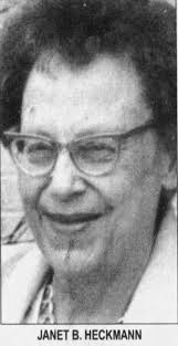 Janet B Bell Heckmann (1933-2005)