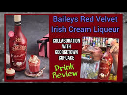 Baileys red velvet hot chocolate. Review 521 Baileys Red Velvet Irish Cream Collaboration With Georgetown Cupcake Youtube