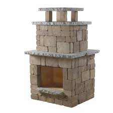 Choose your favorite diy fireplace idea: Necessories Santa Fe Compact Outdoor Fireplace 4200040 The Home Depot