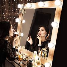 Applying makeup in natural light may bring the best results, but it's not always possible to find it. Vanity Makeup Mirror Led Lighting 10 Bulbs Kit 16w Hollywood Wall Lamp Decoration White And Warm Stuffonline Pk