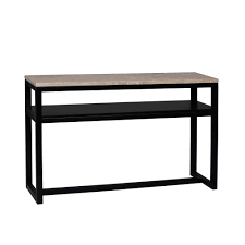 Konsolentisch Salvadore In Schwarz Mit Marmorplatte Konsolen Tisch Wohnzimmertisch Konsolentisch