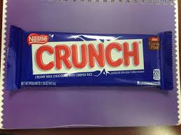 Chocolate Is Scrumptious When It Crunches That S Why I Love Nestle Crunch With An Fop Calorie Label Nestle Crunch Candy Companies Chocolate