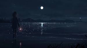 Night city anime scenery 1920x1080 wallpaper ecopetit cat. 3840x2160 Anime Girl At Night 4k Wallpaper Hd Anime 4k Wallpapers Images Photos And Background