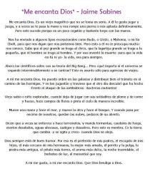 Me Encanta Dios Jaime Sabines Jaime Sabines Sabines Frases Inspiradoras