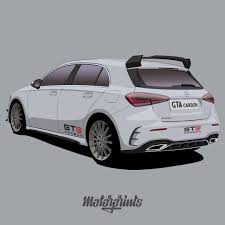 Motorprints On Instagram Mercedes Benz A250 W177 Owner Bil3102 Order Illustration Of Your Car Write Me In Direct Message Or Ema Coches Bonitos Coches