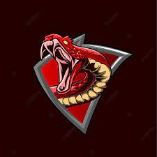 Gambar kartun naga hitam hal lucu bisa dari mana aja. El Concepto De Logotipo De La Serpiente Roja Gaming Esport Logo Ular Logo Fotografi Logo Hewan