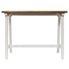 Salazar Trestle Console Table Live Edge Console Table Yosemite Home Decor White Console Table