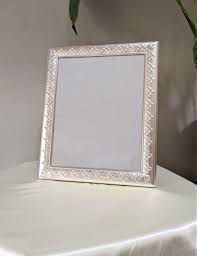 Silver And Rhinestone Wedding Frame 8x10 Photo Frame Etsy Wedding Frames Brass Picture Frames Rhinestone Wedding
