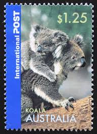 Australian Native Wildlife Postage Stamp Set Australia 2006 Used Modern Post Stamps Animals Platypus Echidna Wombat Koala Koala Animals Stamp