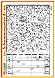 Escribo Numeros Enteros Decimales Y Fracciones Actiludis Escribiendo Numeros Numeros Enteros Decimal