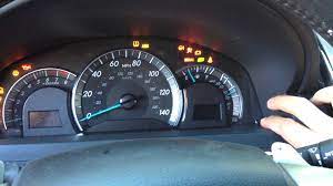 Reset Oil Maintenance Light 2012 To 2013 Toyota Camry Toyota Camry Camry Toyota