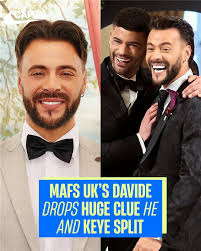 If this is true, I will cry 💔 Get the full story here 👇  https://www.capitalfm.com/news/tv-film/married-at-first-sight/mafs-uk-davide-keye-split-hint/