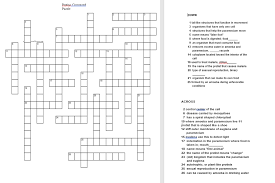 Maybe you would like to learn more about one of these? Protisa Crossword Puzzle Down 1 Tail Like Structures Chegg Com