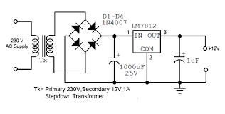 Simple 12v Fixed Voltage Power Supply Circuit Diagram Diagram Circuit Power Supply Circuit Circuit Diagram Power Supply Design