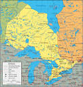 Ontario Map & Satellite Image | Roads, Lakes, Rivers, Cities