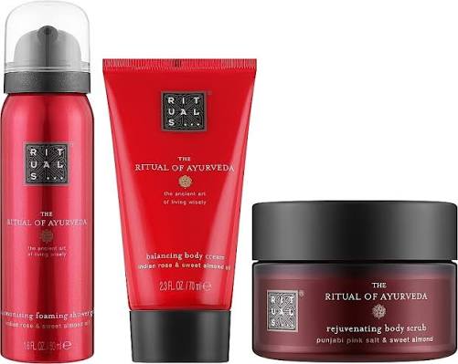 Rituals The Ritual of Ayurveda Trial Set (foam/50ml + cr/70ml + scr/125g) -  Set | MAKEUP