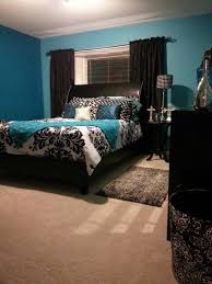 Black And Blue Room Decor Pin By Kelli Collopy On My Style Feminine Bedroom Decor Bedroom Turquoise Bedroom Makeover