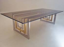 Romeo Rega Signed Vintage Coffee Table Brass Chrome Glass 1980 S Ca Italian Www Roomscape Net Ideias Para Mobilia Mesa De Jantar Vidro Mesas E Cadeiras